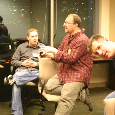 Jeff Yochim, Brian Gershon, Dan Dosen. Photo by Seaton Gras.